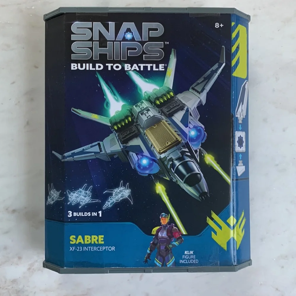 Snap Ships Build to Battle Sabre XF-23 Interceptor